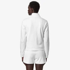 K-WAY Cyrielle Interlock - Fleece - Jacket - Woman - White Best