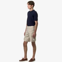 K-WAY Davon - Shorts - Cargo - Man - Beige Lt Outlet