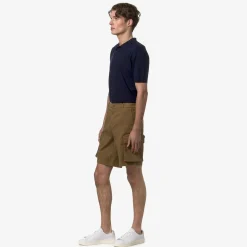 K-WAY Davon - Shorts - Cargo - Man - Brown Corda Fashion