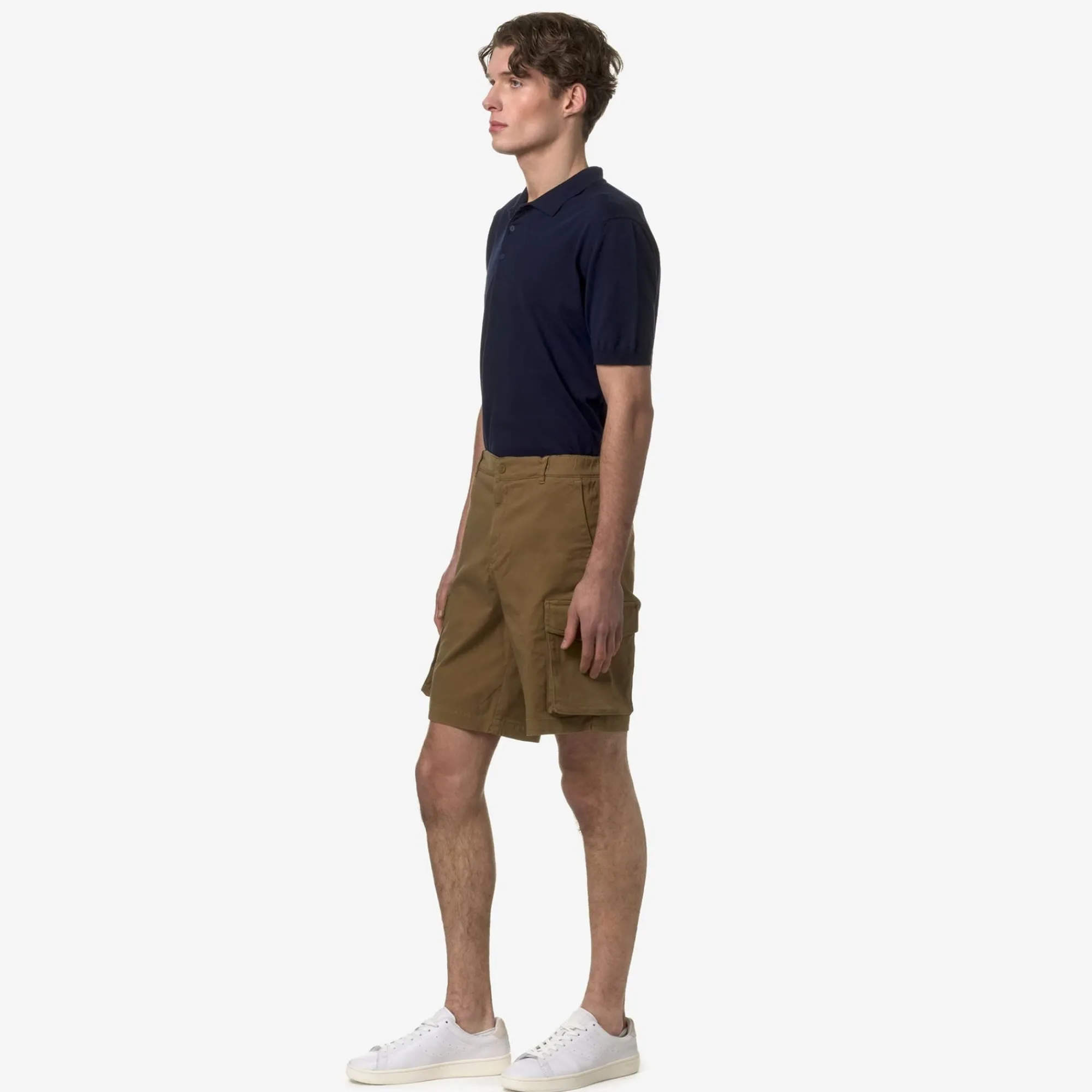 K-WAY Davon - Shorts - Cargo - Man - Brown Corda Fashion