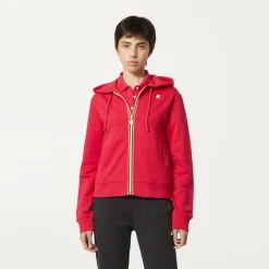 K-WAY Deline - Fleece - Jacket - Woman - Red Berry Fashion