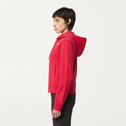 K-WAY Deline - Fleece - Jacket - Woman - Red Berry Fashion