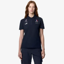 K-WAY Drosay Orient Express Team Ac - Polo Shirts - Polo - Unisex - Blue Dress Fashion