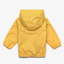 K-WAY E. Jake Plus.2 Reversible - Jackets - Short - Kid Unisex - Yellow Mimosa-Blue Depth Store