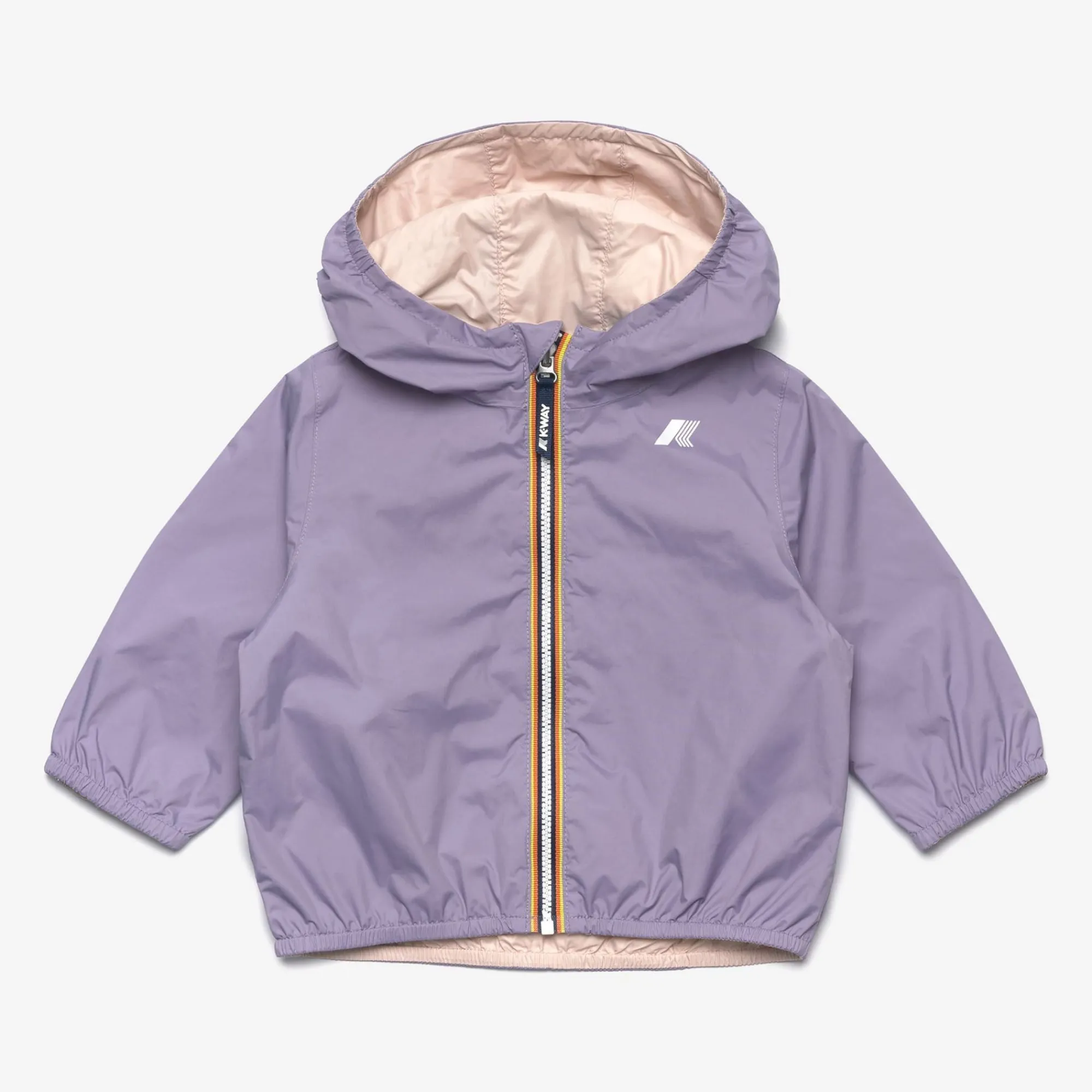 K-WAY E. Jake Plus.2 Reversible - Jackets - Short - Kid Unisex - Violet Glicine-Pink Gardenia Outlet