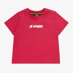 K-WAY E. Pete Logo - T-Shirtstop - T-Shirt - Kid Unisex - Red Berry Best Sale