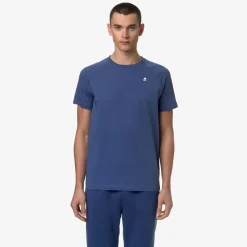 K-WAY Edwing - T-Shirtstop - T-Shirt - Man - Blue Fiord Store