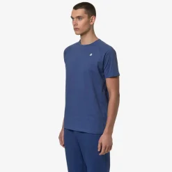 K-WAY Edwing - T-Shirtstop - T-Shirt - Man - Blue Fiord Store