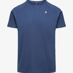 K-WAY Edwing - T-Shirtstop - T-Shirt - Man - Blue Indigo New