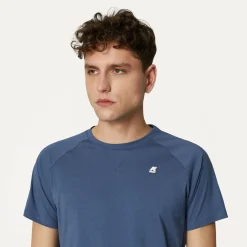 K-WAY Edwing - T-Shirtstop - T-Shirt - Man - Blue Indigo New