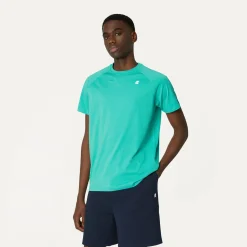 K-WAY Edwing - T-Shirtstop - T-Shirt - Man - Green Marine Fashion
