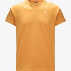 K-WAY Edwing - T-Shirtstop - T-Shirt - Man - Yellow Lt Jurassic Clearance