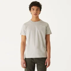 K-WAY Edwing Round Sleeves Three Pack - T-Shirtstop - T-Shirt - Man - White Milk-Grey Mid-Black Pure Hot