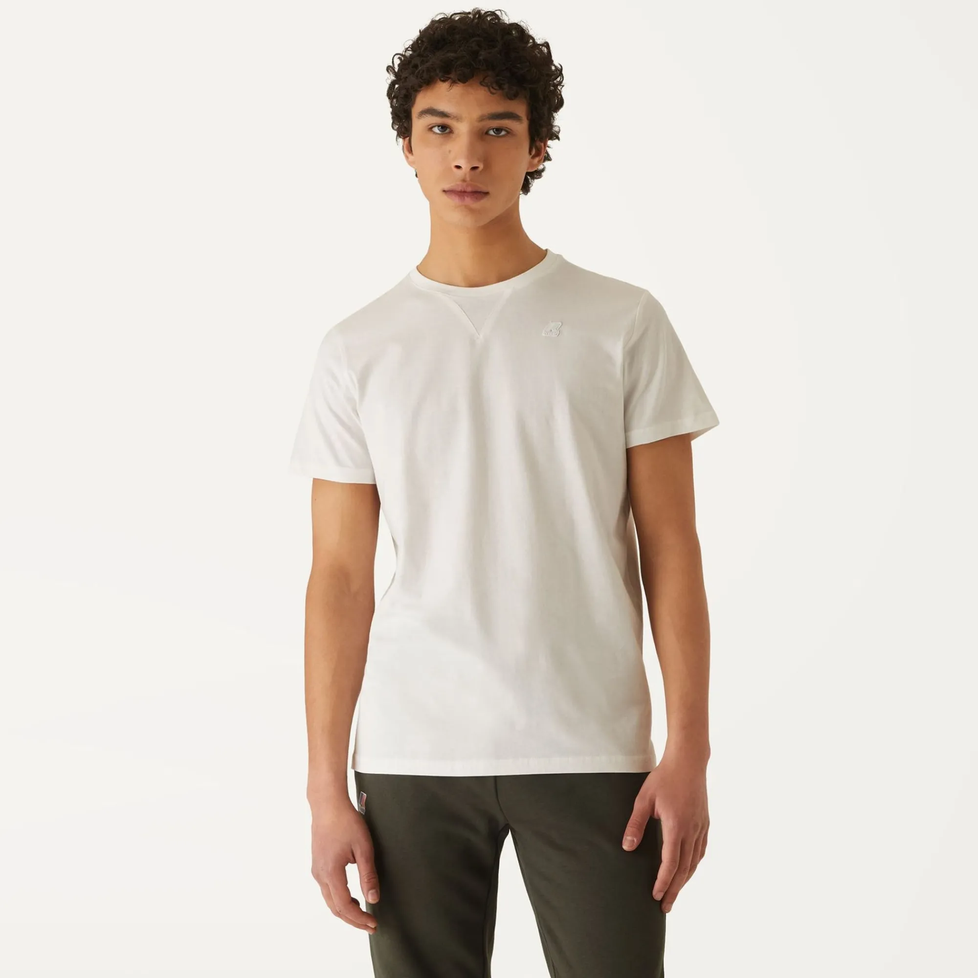 K-WAY Edwing Round Sleeves Three Pack - T-Shirtstop - T-Shirt - Man - White Milk-Grey Mid-Black Pure Hot