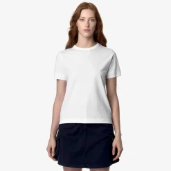 K-WAY Emel Jersey - T-Shirtstop - T-Shirt - Woman - White Shop