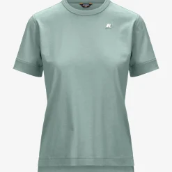 K-WAY Emel Jersey - T-Shirtstop - T-Shirt - Woman - Green Mold Best