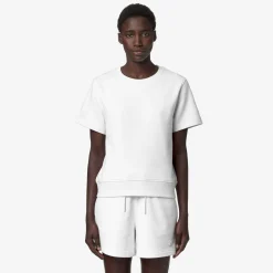 K-WAY Emelette - T-Shirtstop - T-Shirt - Woman - White Hot