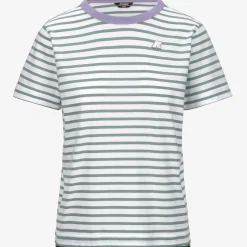K-WAY Emeli Stripes - T-Shirtstop - T-Shirt - Woman - White-Green M-Violet G Sale