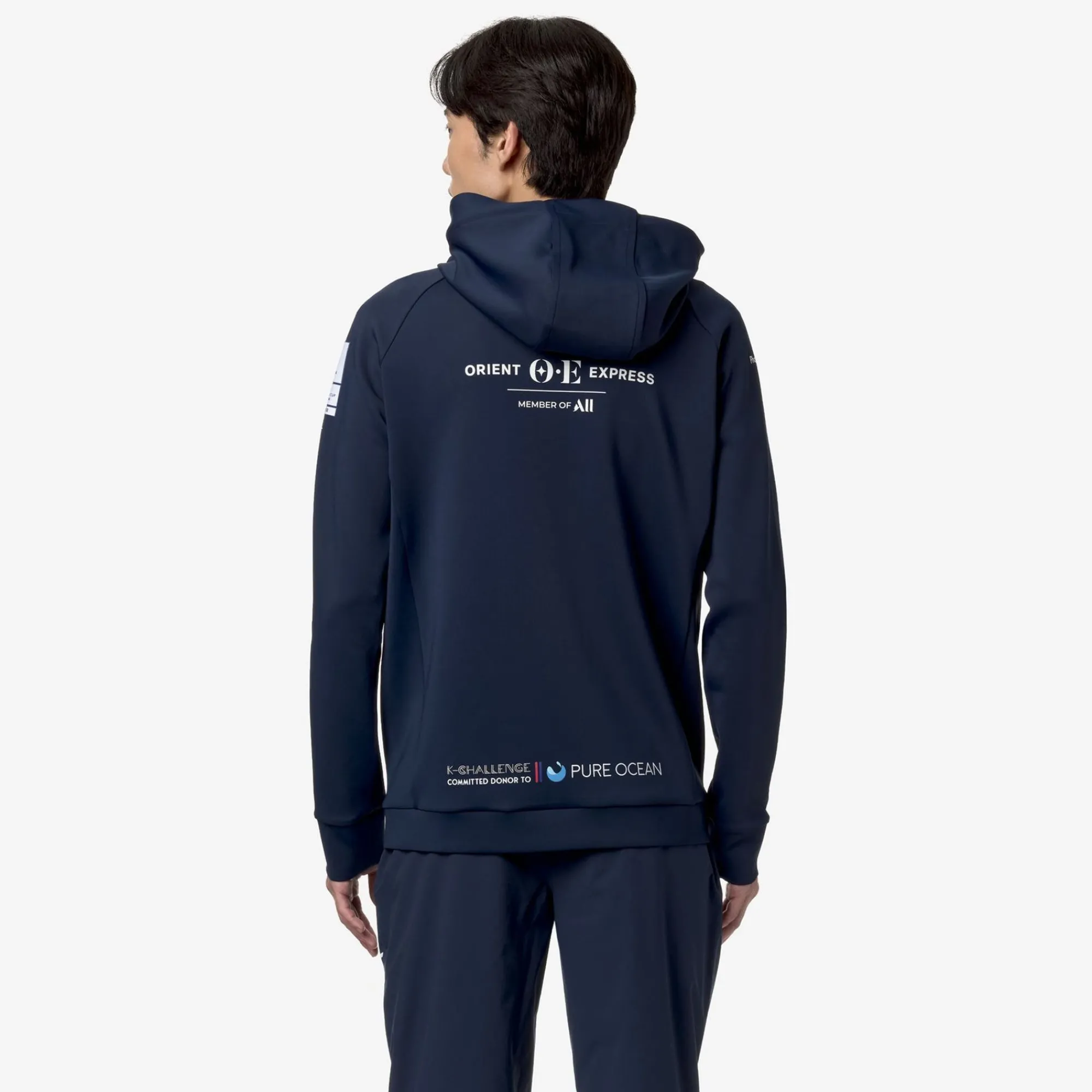 K-WAY Etaples Orient Express Team Ac - Fleece - Jacket - Unisex - Blue Dress Discount