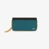 K-WAY Fluy - Small Accessories - Wallet - Unisex - Green Petrol Sale