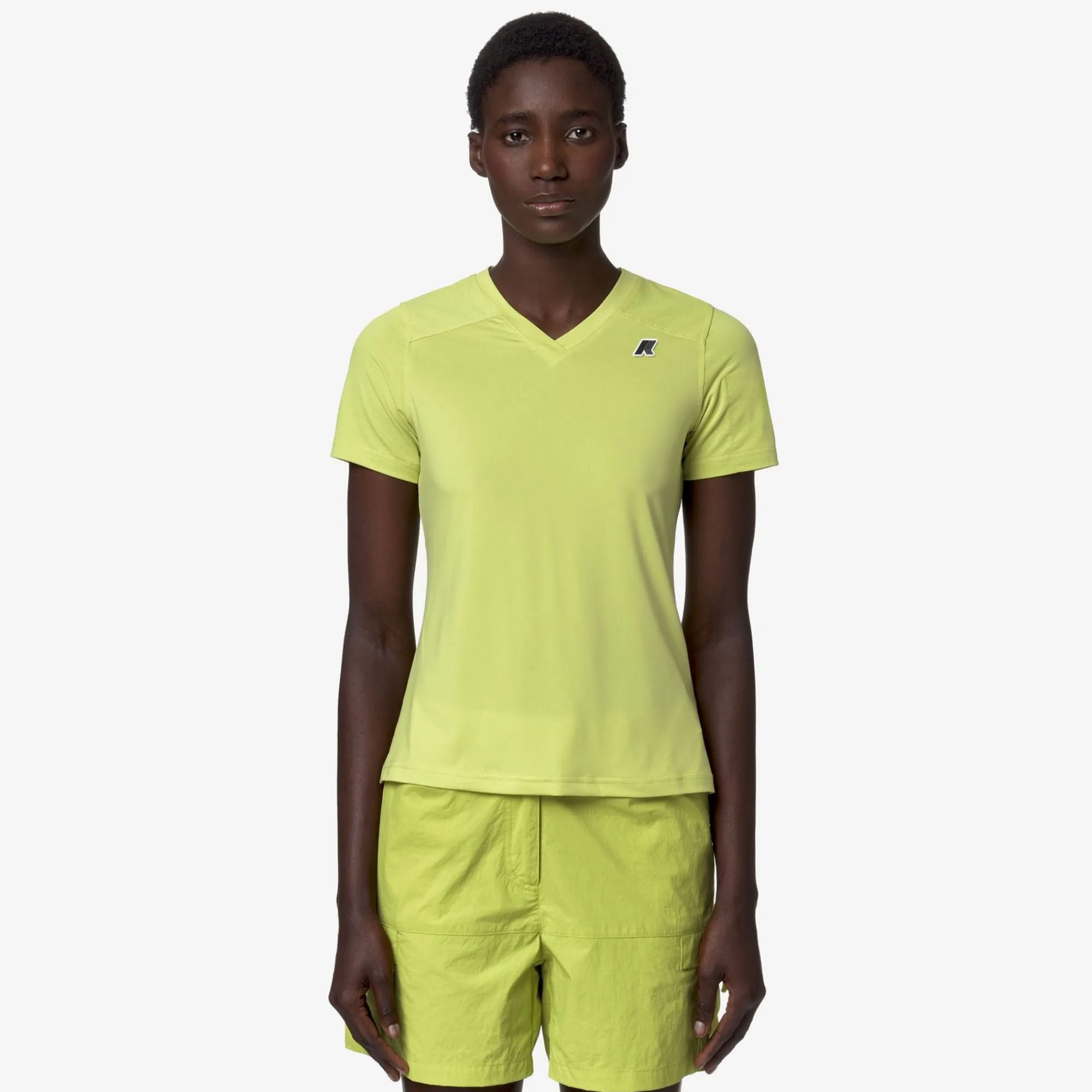 K-WAY Gannat - T-Shirtstop - T-Shirt - Woman - Green Celery New