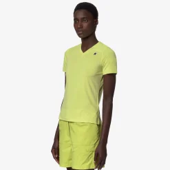 K-WAY Gannat - T-Shirtstop - T-Shirt - Woman - Green Celery New
