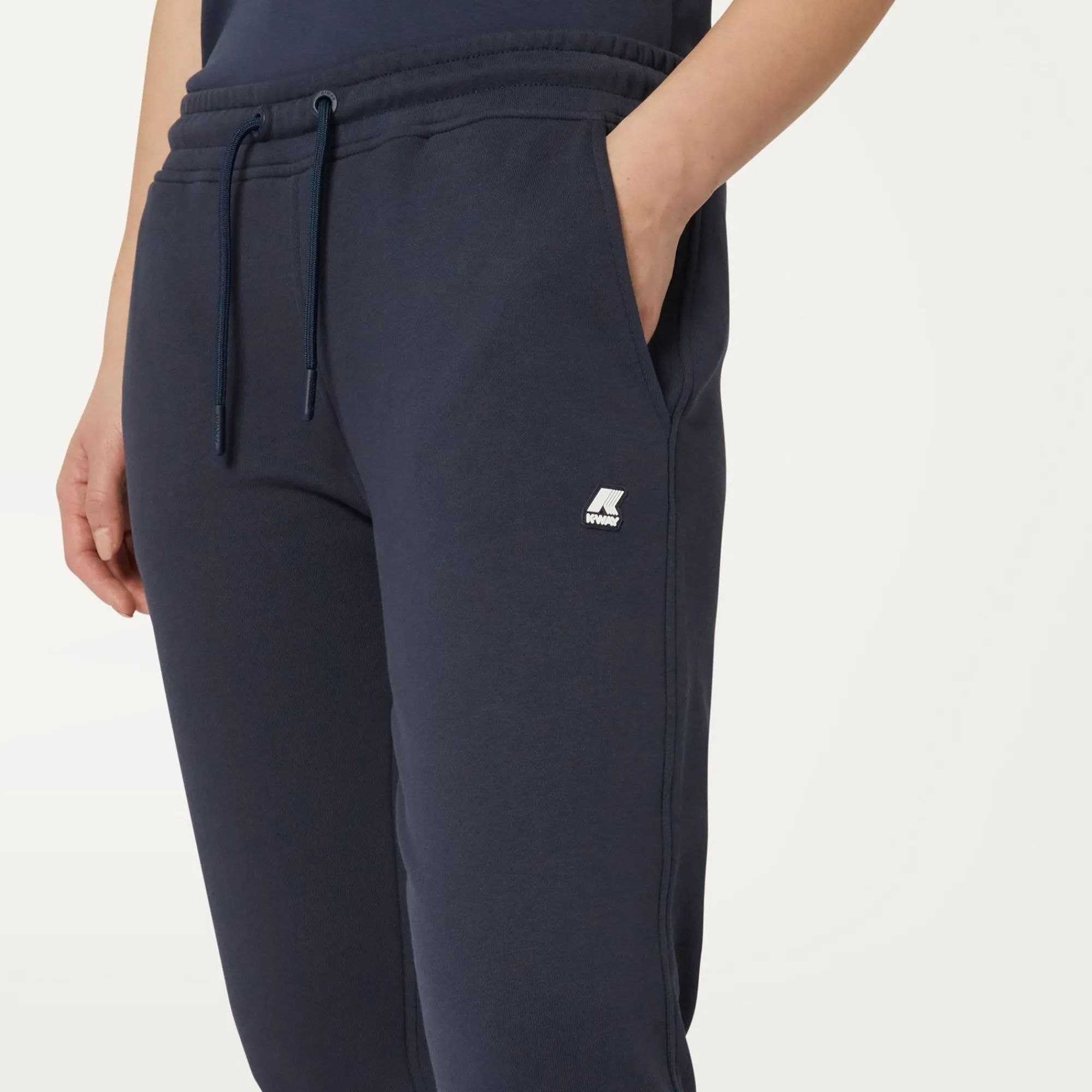 K-WAY Ginevra - Pants - Sport Trousers - Woman - Blue Depth Discount