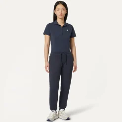 K-WAY Ginevra - Pants - Sport Trousers - Woman - Blue Depth Discount