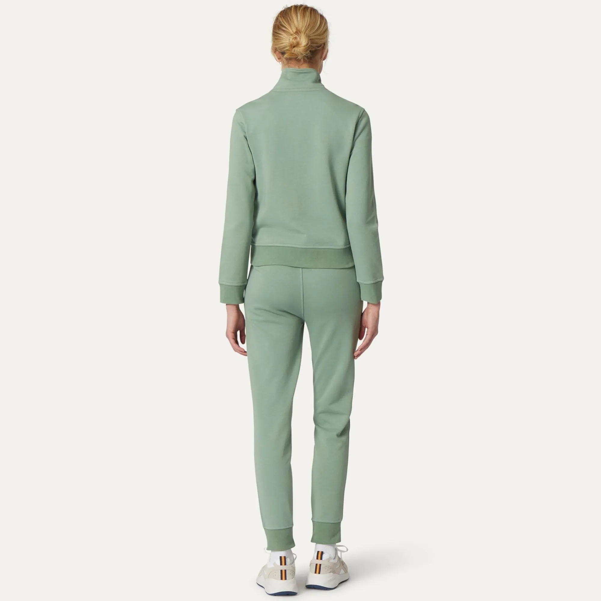 K-WAY Ginevra - Pants - Sport Trousers - Woman - Green Fjord Cheap