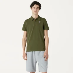 K-WAY Gregoire Tape - Polo Shirts - Polo - Man - Green Military Store