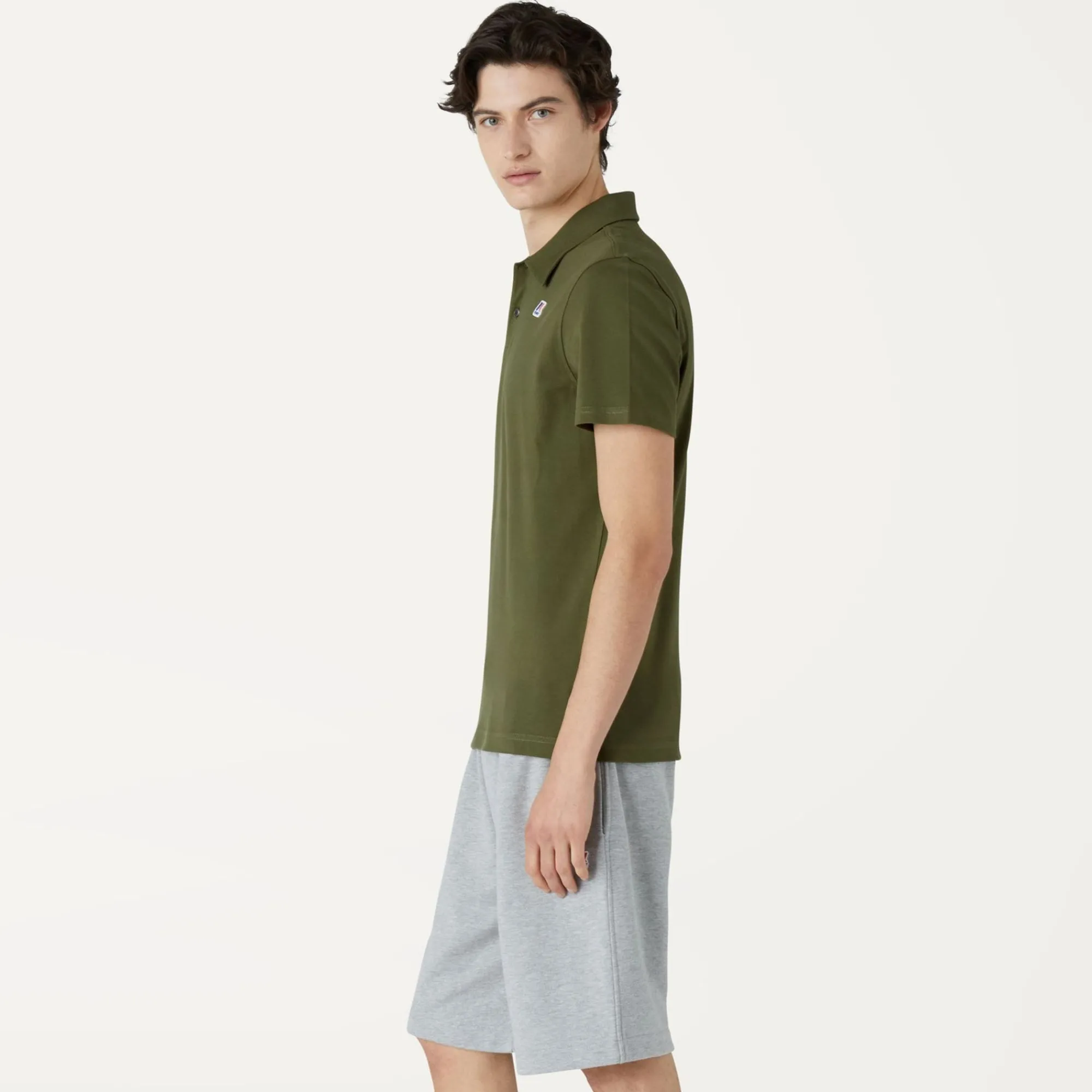 K-WAY Gregoire Tape - Polo Shirts - Polo - Man - Green Military Store
