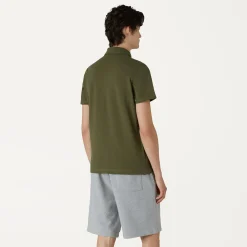 K-WAY Gregoire Tape - Polo Shirts - Polo - Man - Green Military Store