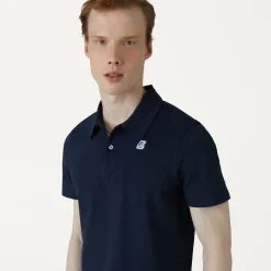 K-WAY Gregoire Tape - Polo Shirts - Polo - Man - Blue Depth Outlet