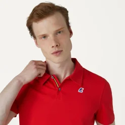 K-WAY Gregoire Tape - Polo Shirts - Polo - Man - Red Clearance