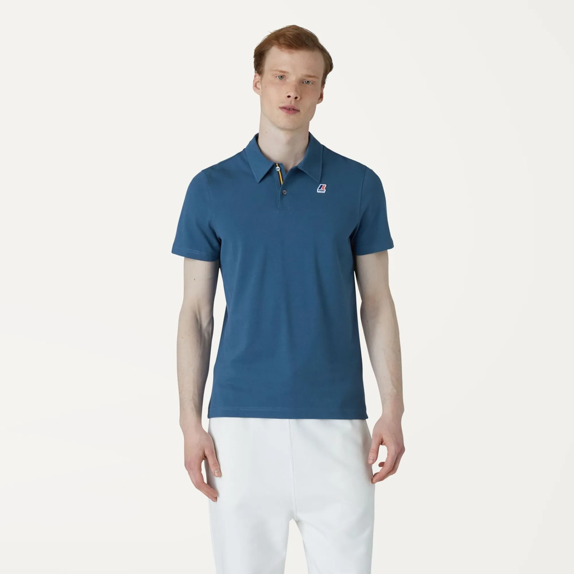 K-WAY Gregoire Tape - Polo Shirts - Polo - Man - Blue Deep Best Sale