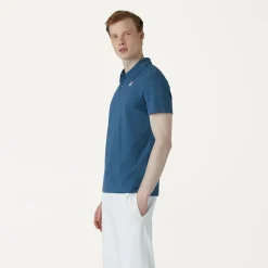 K-WAY Gregoire Tape - Polo Shirts - Polo - Man - Blue Deep Best Sale