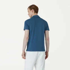 K-WAY Gregoire Tape - Polo Shirts - Polo - Man - Blue Deep Best Sale