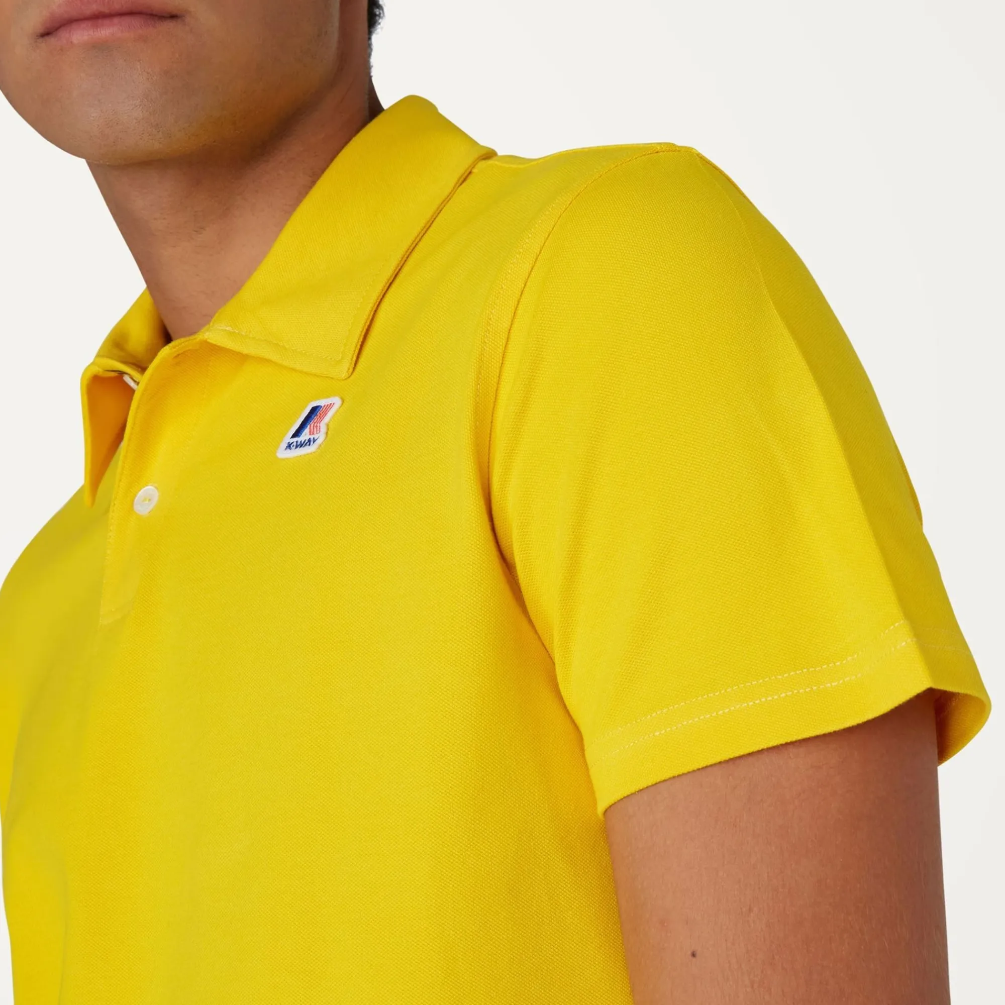 K-WAY Gregoire Tape - Polo Shirts - Polo - Man - Yellow Old Discount