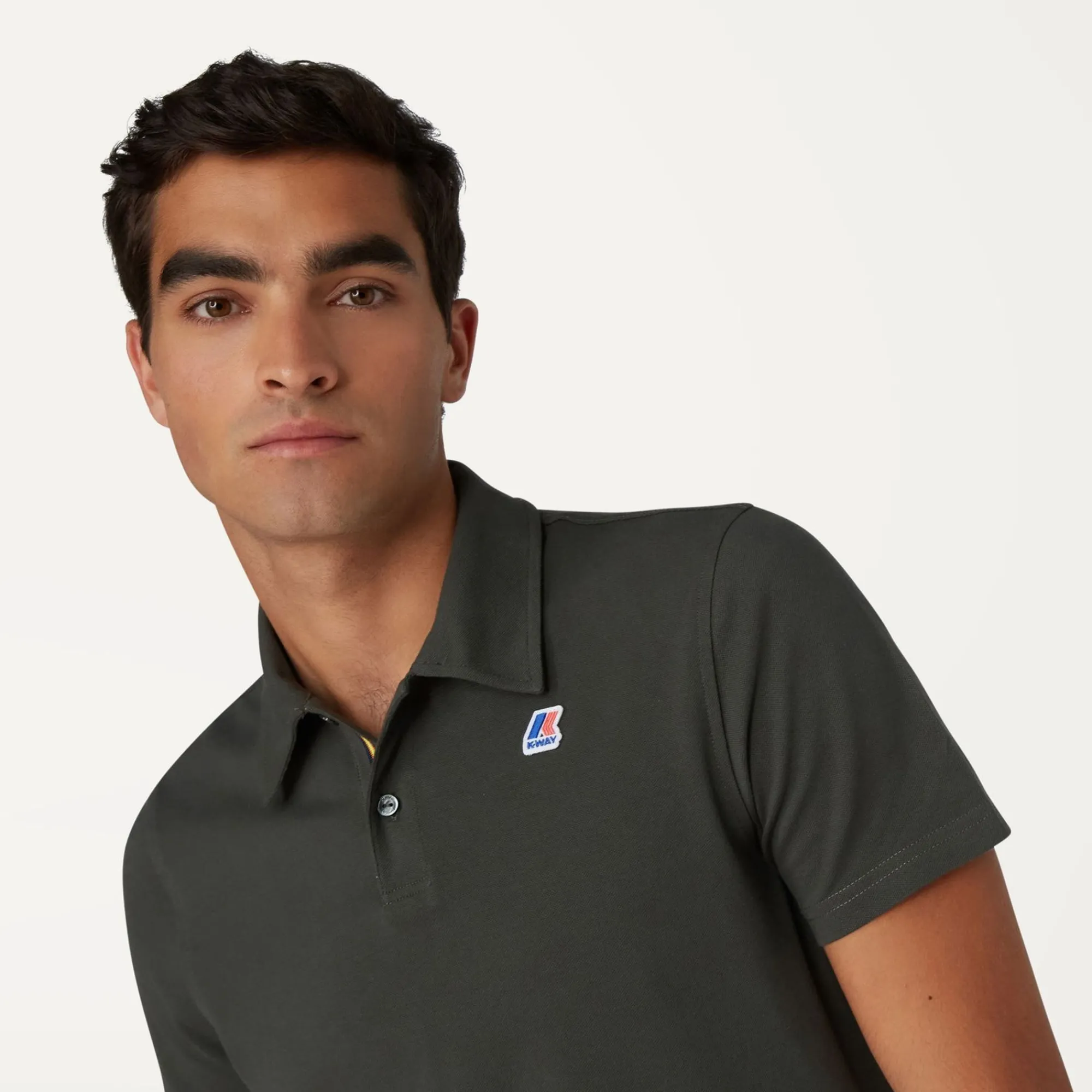 K-WAY Gregoire Tape - Polo Shirts - Polo - Man - Black Torba Hot