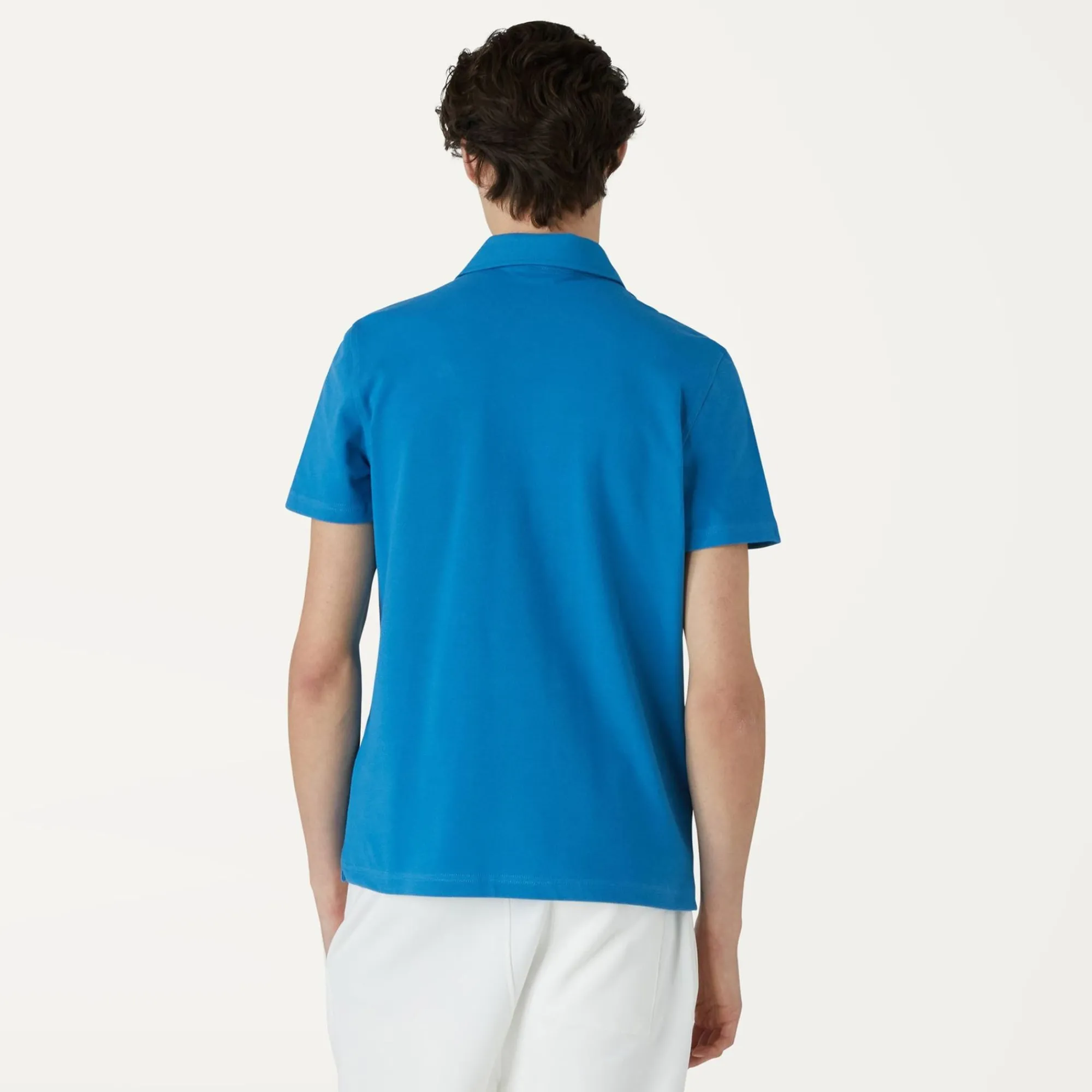 K-WAY Gregoire Tape - Polo Shirts - Polo - Man - Blue Deep Water Cheap