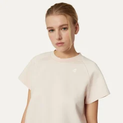 K-WAY Guendaline Light Spacer - T-Shirtstop - T-Shirt - Woman - Pink Cloud Store