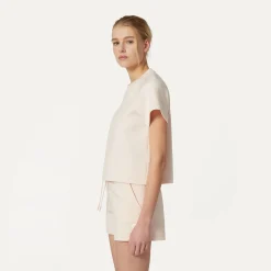 K-WAY Guendaline Light Spacer - T-Shirtstop - T-Shirt - Woman - Pink Cloud Store