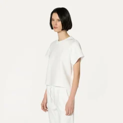 K-WAY Guendaline Light Spacer - T-Shirtstop - T-Shirt - Woman - White Flash Sale