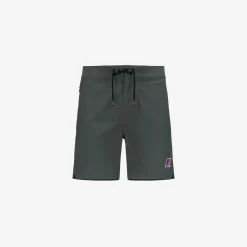 K-WAY Haxley Beach - Bathing Suits - Swimming Trunk - Man - Green Blackish Discount