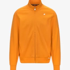 K-WAY Hayce Interlock - Fleece - Jacket - Man - Orange Md Clearance