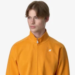 K-WAY Hayce Interlock - Fleece - Jacket - Man - Orange Md Clearance
