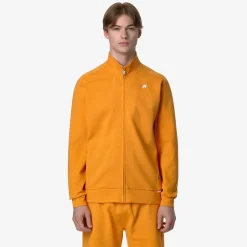 K-WAY Hayce Interlock - Fleece - Jacket - Man - Orange Md Clearance