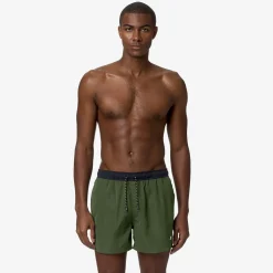 K-WAY Hazel Bicolor - Bathing Suits - Swimming Trunk - Man - Green C-Blue D Best Sale