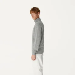 K-WAY Henry Lambswool - Knitwear - Pullover - Man - Grey Md Steel Sale