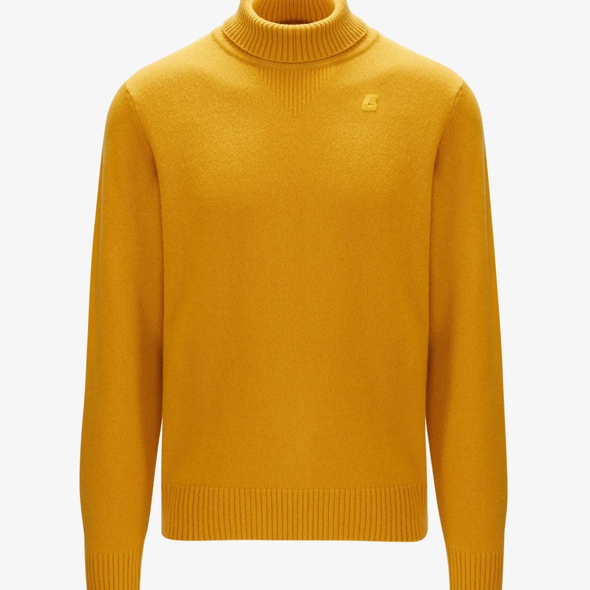 K-WAY Henry Lambswool - Knitwear - Pullover - Man - Yellow Sunflower Cheap